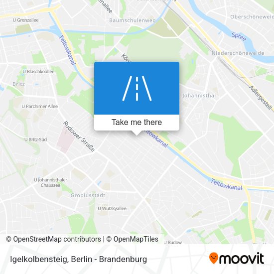 Igelkolbensteig map