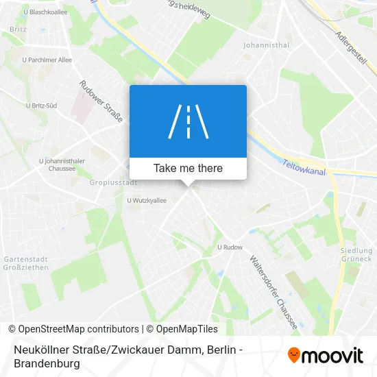 Карта Neuköllner Straße / Zwickauer Damm