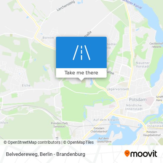 Belvedereweg map