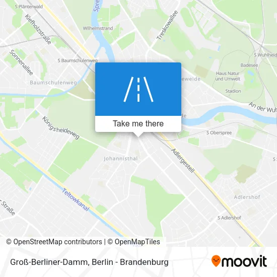 Карта Groß-Berliner-Damm