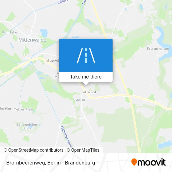 Карта Brombeerenweg
