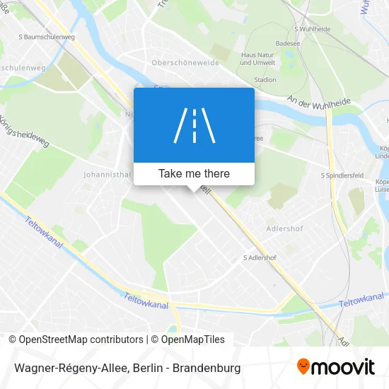 Карта Wagner-Régeny-Allee