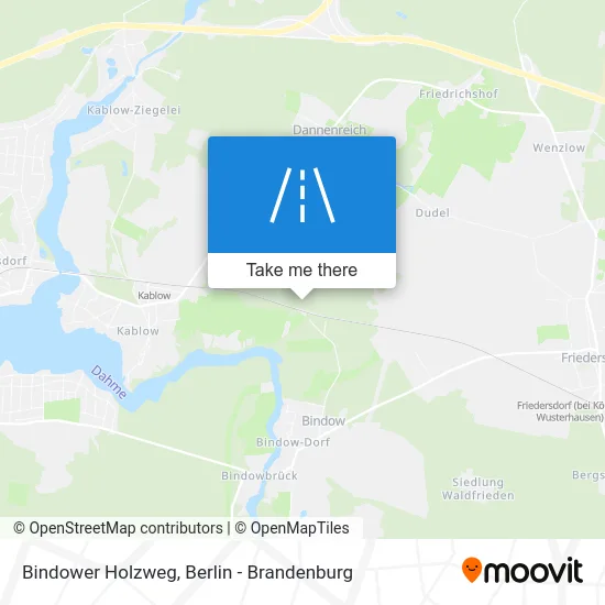 Карта Bindower Holzweg