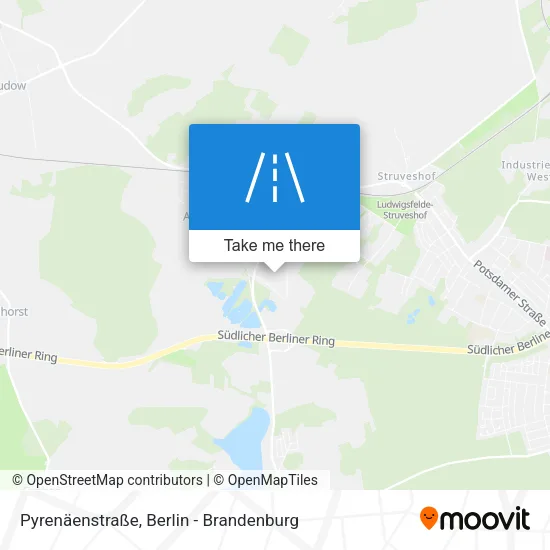 Карта Pyrenäenstraße
