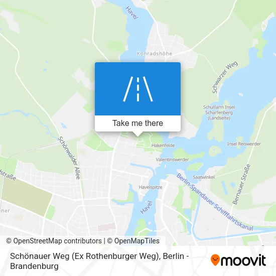 Карта Schönauer Weg (Ex Rothenburger Weg)