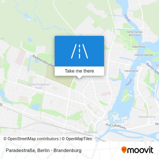 Paradestraße map