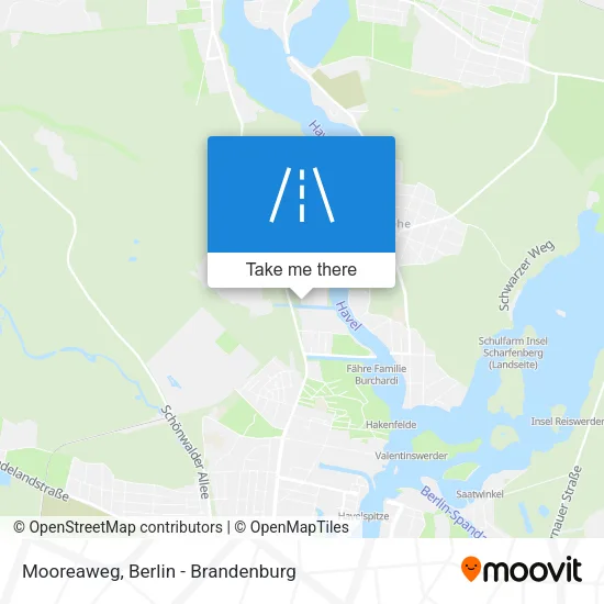 Карта Mooreaweg