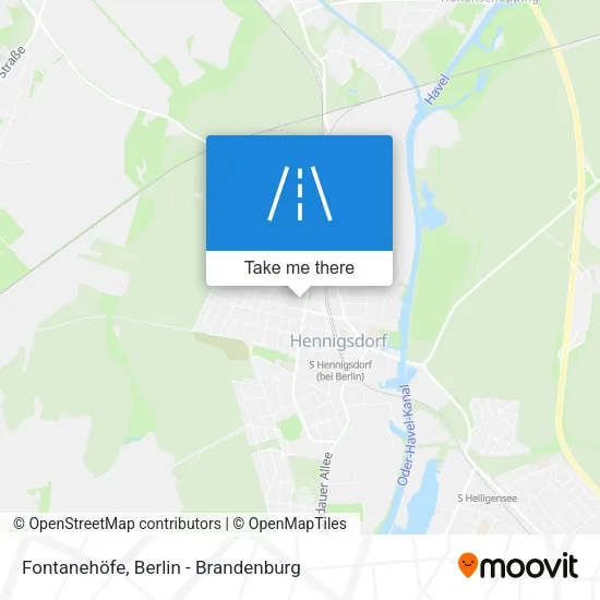 Карта Fontanehöfe