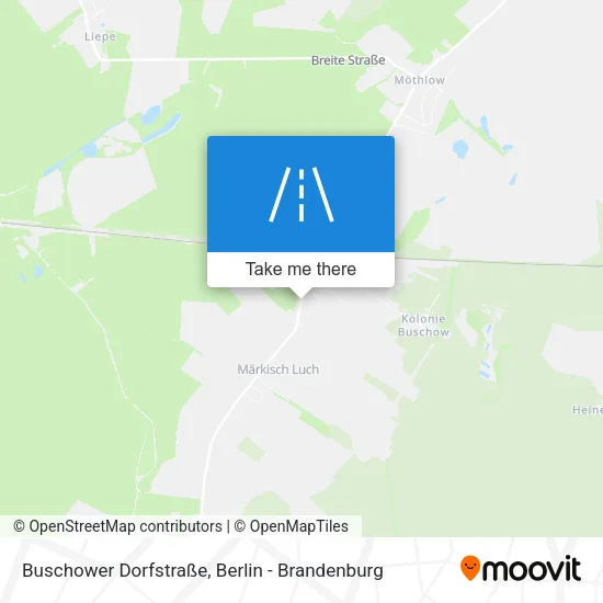Buschower Dorfstraße map