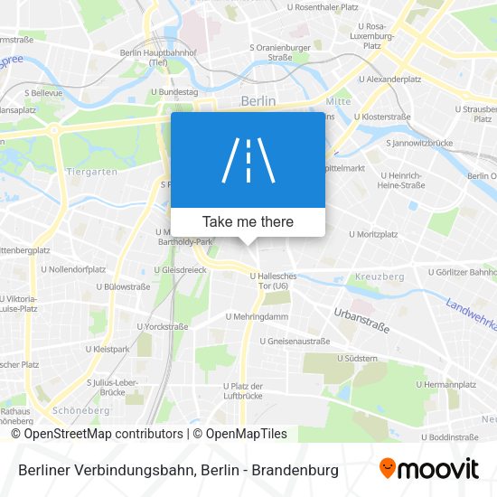 Berliner Verbindungsbahn map
