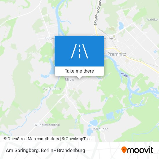 Am Springberg map