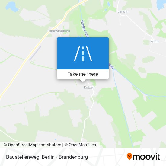 Baustellenweg map