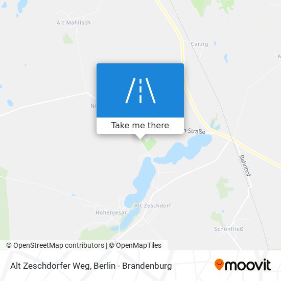 Alt Zeschdorfer Weg map