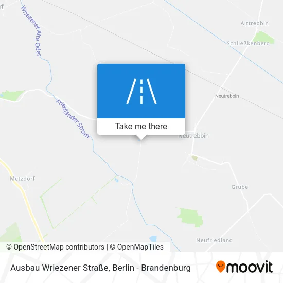 Карта Ausbau Wriezener Straße
