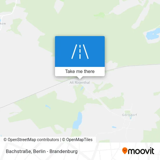 Карта Bachstraße