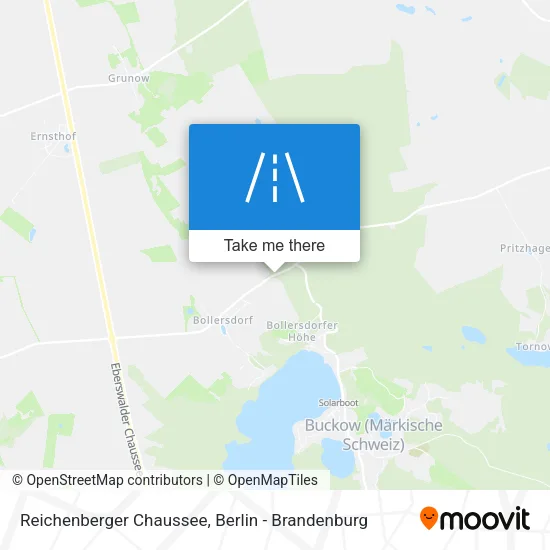 Карта Reichenberger Chaussee