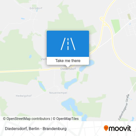 Diedersdorf map