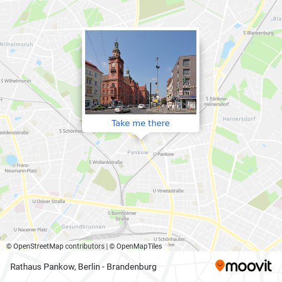 Карта Rathaus Pankow