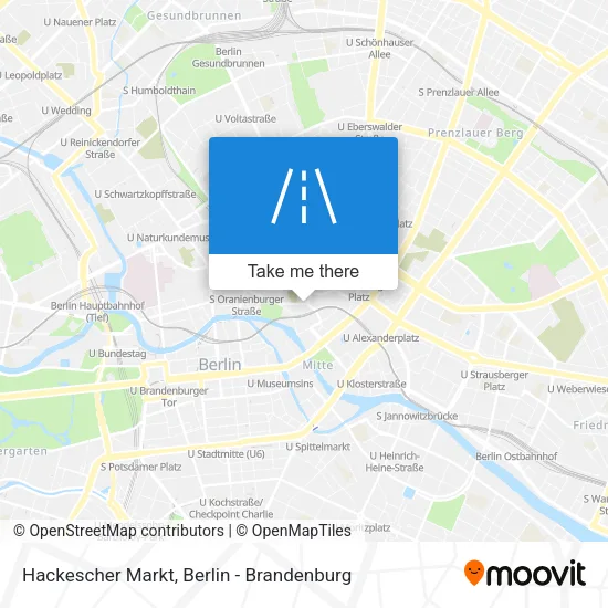 Карта Hackescher Markt