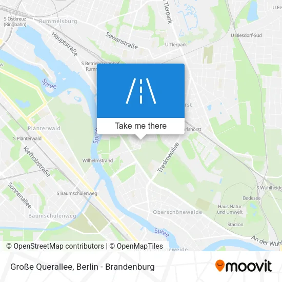 Карта Große Querallee