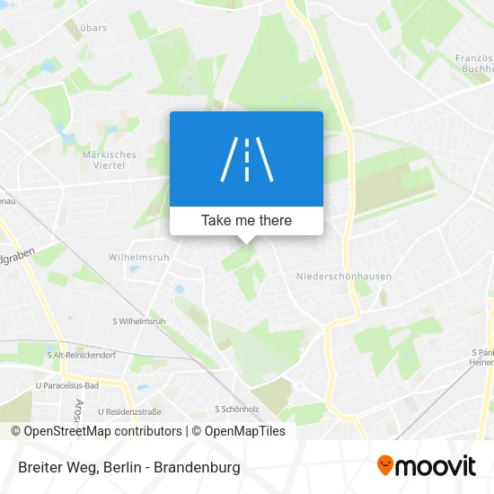 Карта Breiter Weg