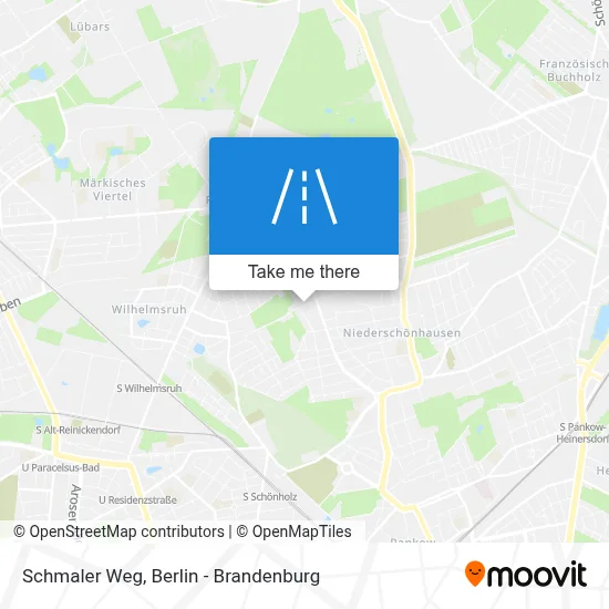Schmaler Weg map