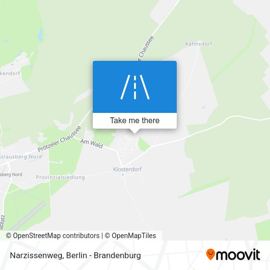Narzissenweg map