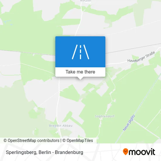 Sperlingsberg map