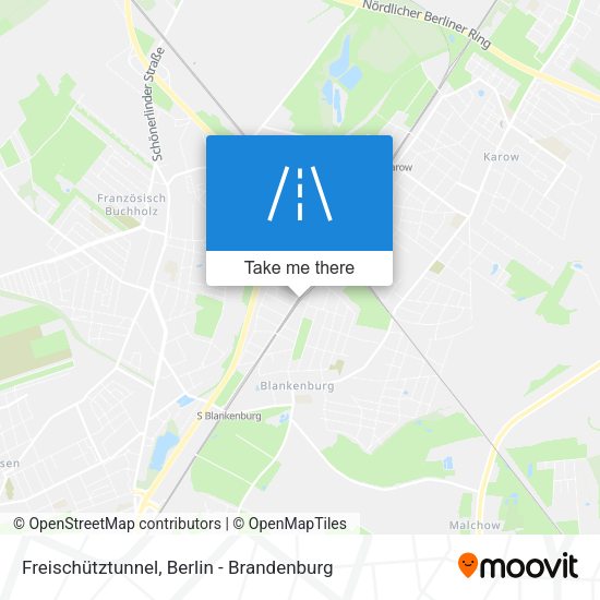 Freischütztunnel map