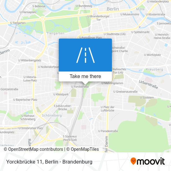 Yorckbrücke 11 map