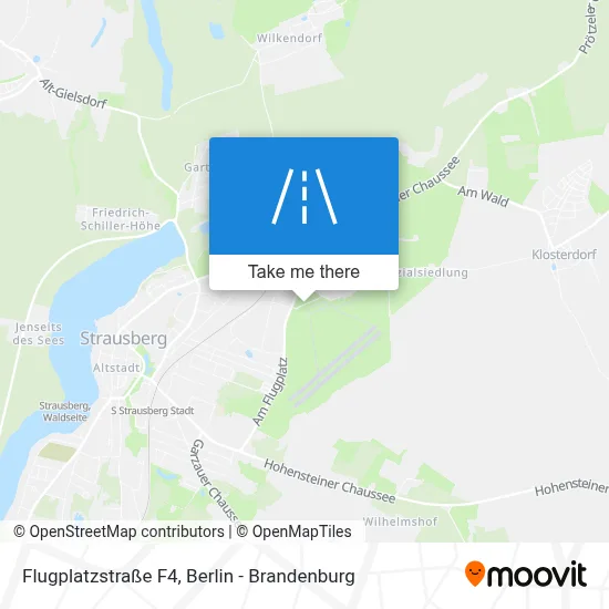 Flugplatzstraße F4 map