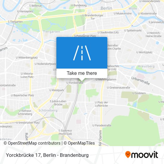 Yorckbrücke 17 map