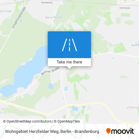 Wohngebiet Herzfelder Weg map