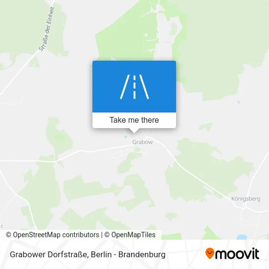 Карта Grabower Dorfstraße