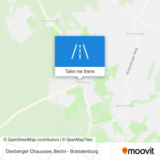 Dierberger Chaussee map