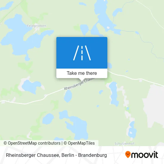 Rheinsberger Chaussee map