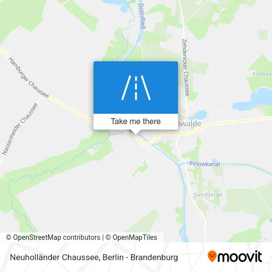 Карта Neuholländer Chaussee