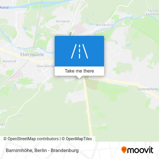 Карта Barnimhöhe