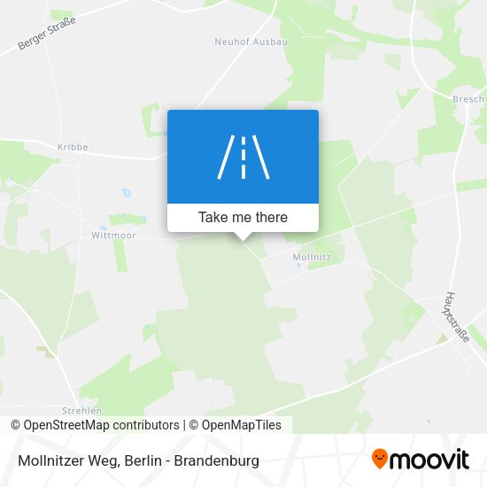 Mollnitzer Weg map