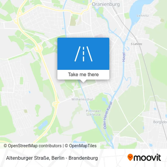 Карта Altenburger Straße