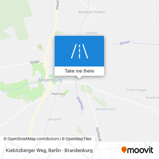 Kiebitzberger Weg map