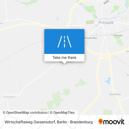 Wirtschaftsweg Giesensdorf map