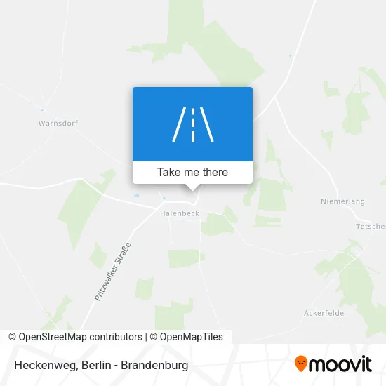Карта Heckenweg