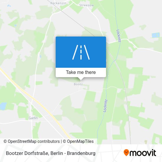 Bootzer Dorfstraße map