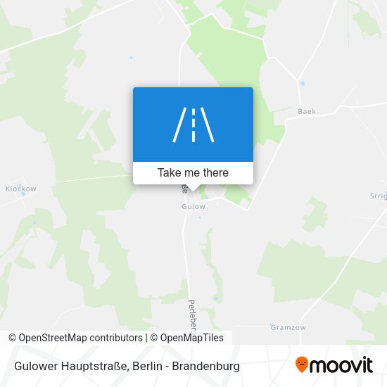 Gulower Hauptstraße map