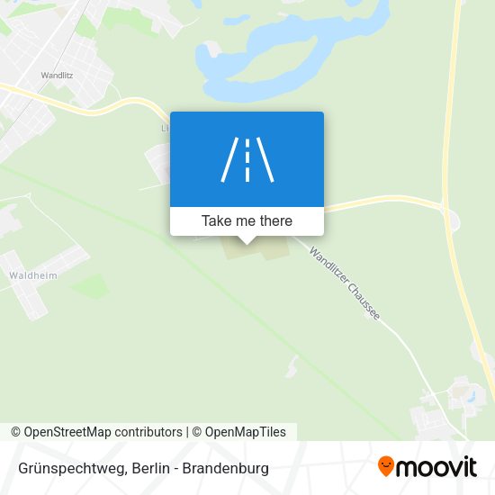 Grünspechtweg map