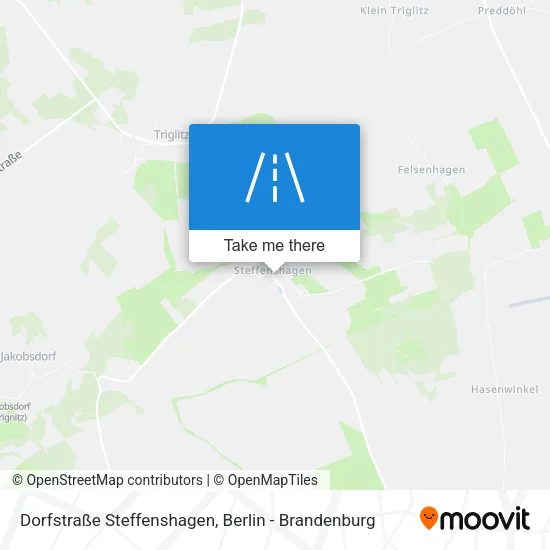 Карта Dorfstraße Steffenshagen