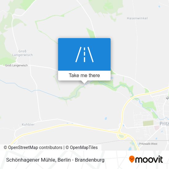 Schönhagener Mühle map