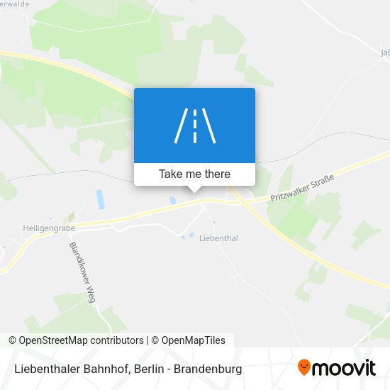Liebenthaler Bahnhof map