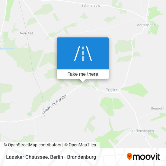 Laasker Chaussee map